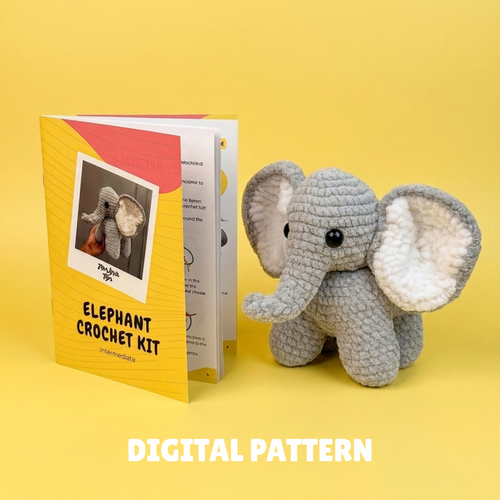 Eli Elephant Digital Pattern