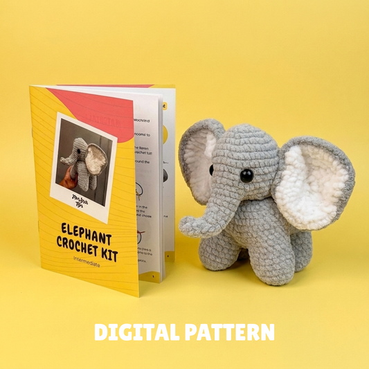 Eli Elephant Digital Pattern