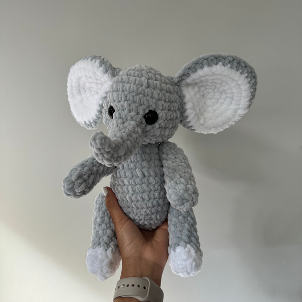 Baby Elephant Crochet Toy