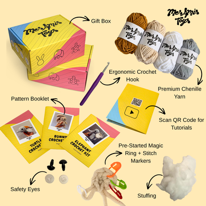 Hooked & Growing Crochet Kits