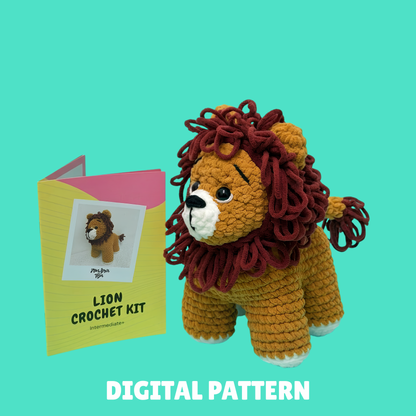 Louis Lion Digital Pattern